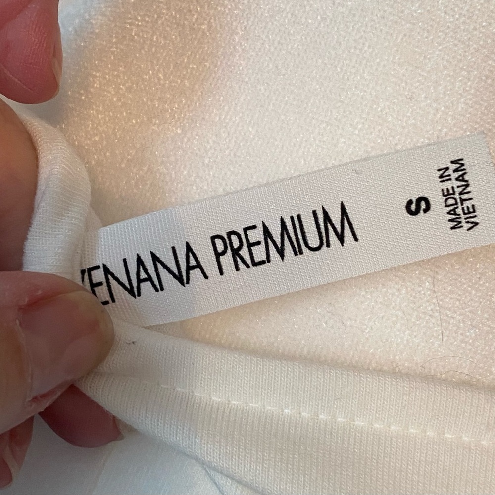 Zenana Outfitters Soft Tunic Top in Elegant Cream - Picture 3 of 4